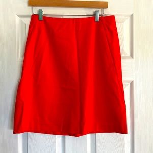Cabi fiery red orange skirt. Size 6